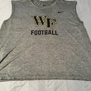 Nike Gray WF Football Tank Top